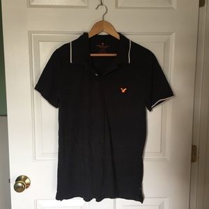 American eagle collared tshirt